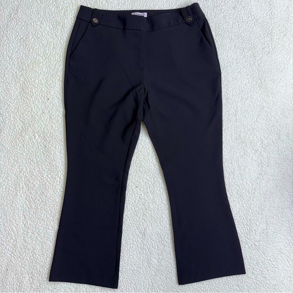 Nanette Lepore Black Boot Cut Trousers - Picture 1 of 11